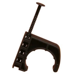 1/2" Black Plastic J-Strap