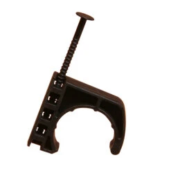 3/4" Black Plastic J-Strap