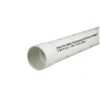 Ipex Ecolotube Sewage And Drain Pipe - Perforated - White - 4-in Dia X 10-ft L