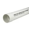 Ipex Ecolotube Solid Drain Pipe - Solvent Weld - White - 3-in Dia X 10-ft Dia