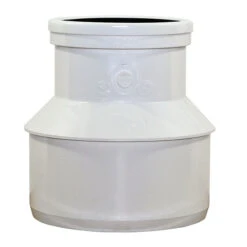 Ipex Sewer And Drain SDR 35 Fitting Reducing Bushing - White - Male X Female Connection - 5-in Dia X 4-in Dia