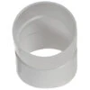 Ipex PVC Fitting Sanitary Elbow - 22 1/2° Angle - Hub Connection - White - 4-in Dia