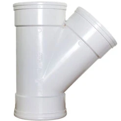 Ipex Sewer And Drain SDR 35 Fitting Female Wye - 45° Angle - White - 4-in Dia