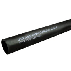 Ipex ABS Cell Core Pipe - 2-in Dia X 6-ft L - For Drain Waste Vent System - Solvent Welded