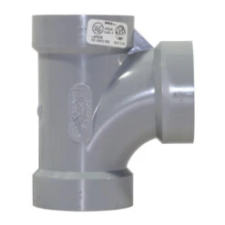 Ipex System 15 DWV 2-in Grey PVC Hub Sanitary Tee