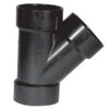 IPEX 4 X 2-in Black ABS Wye Hub Fitting