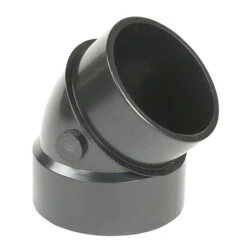 IPEX 4-in Black ABS 45° Street Elbow