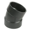 IPEX 4-in Black ABS Plastic 22.5° Short Turn Hub Elbow