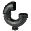 IPEX 2-in ABS-DWV Hub P-Trap With Cleanout
