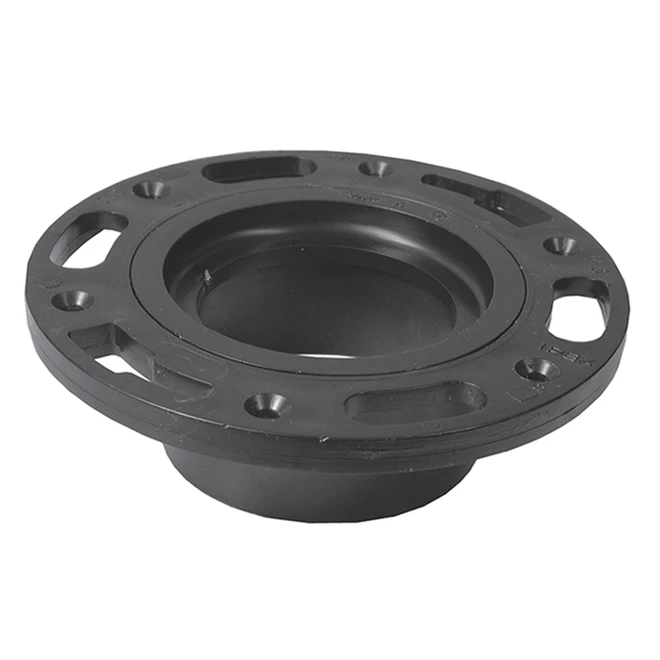 IPEX Black ABS Plastic Adjustable Closet Flange - 4-in X 3-in