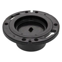 IPEX Black ABS Plastic Closet Flange With Test Plug