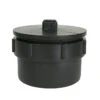 IPEX 4-in Black ABS Plastic Cleanout Adapter With Plug