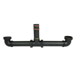 IPEX 1-1/2-in Black ABS Plastic Center Outlet Continuous Waste