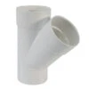 Ipex White PVC 4-in Spigot-Hub-Hub Wye