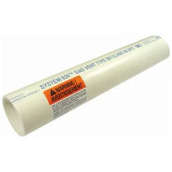 IPEX System 636 Gas Vent Pipe - Plastic - White - 2-in Dia X 10-ft L