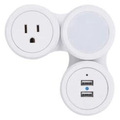 Globe Electric 1-Outlet 0-Joules General Use Surge Protector With USB Charge