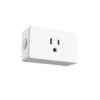 Globe Electric White 15-Amp Square Residential Outlet With Night Light - Smart Wi-Fi Plug (1-Pack)