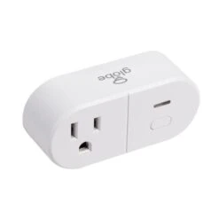 Globe Electric White 15-Amp Square Residential Outlet - Smart Wi-Fi Plug