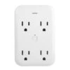 Globe Electric 4 Outlets Smart Plug White