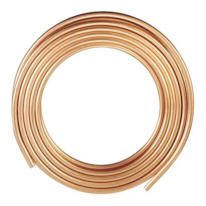 Wolverine Copper Pipe Coil - General Purpose - Recommended For Oil Lines - 25-ft L X 5/16-in Dia