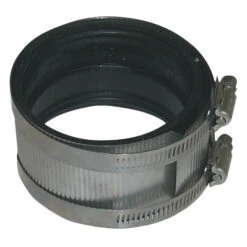 Aqua-Dynamic 1 1/2-in Mechanical Joint Coupling - Elastomeric Gasket - Stainless Steel Shield And Clamp