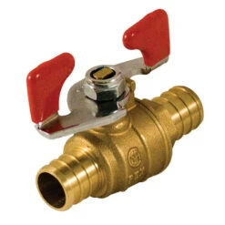 Ball Valve With Tee Handle - Forged Brass - 3/4"