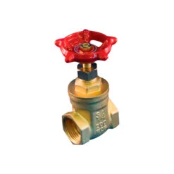 1/2" Threaded Brass Gate Valve