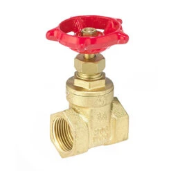 3/4" Threaded Brass Gate Valve