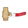 Ball Valve - Forged-Brass Solder Ends - 3/4''