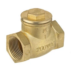 1" Threaded Brass Swing Check Valve