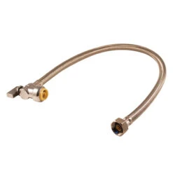 1/2" X 1/2" X 24" Push Fit Angle Valve