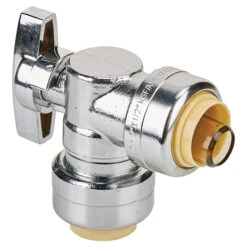 Angle Valve - Lead Free - 1/2" X 1/2" - Push X Push
