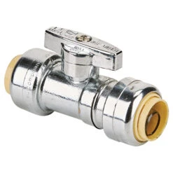 Straight Valve - Lead Free - 1/2" X 1/2" - Push X Push