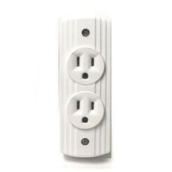 Leviton Lev-o-Let Residential Grade Duplex Receptacle - 9 1/2-in W X 19 7/8-in H - 125-volt - 15-amp