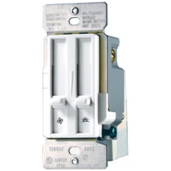 Eaton Fan And Dimmer Control - 3-Speed Preset - Polycarbonate - 4 5/16-in L X 2 1/32-in W