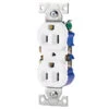 Eaton Duplex Receptacle - 1 1/3-inch W X 4-1/5-in H - Straight Blade - 15-amp - 125-volt