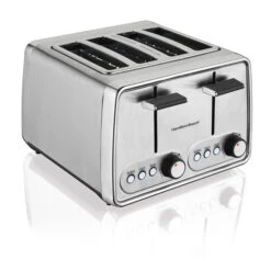 Hamilton Beach 4-Slice Chrome Toaster With Bagel Setting