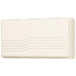 Globe Electric Globe Wired Door Chime - Plastic - 4-in - White