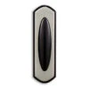 Globe Electric Globe 100-ft Wireless Door Bell Button - Black/Nickel