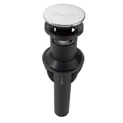 2-1/4-in Dia X 9.53-in L. Pfister Chrome Push Button Decorative Sink Drain