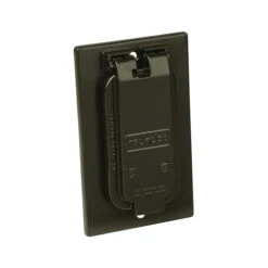 "GFCI" Vertical Outlet Cover, Bronze