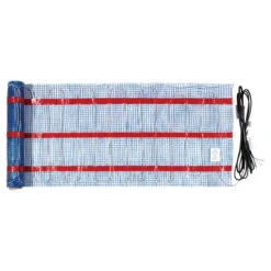 EasyHeat Warm Tiles Floor Warming Mat Kit - Self-Adhesive - Copper And PVC - 8.67-ft X 20-in