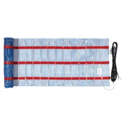 EasyHeat Warm Tiles Floor Warming Mat Kit - Self-Adhesive - Copper And PVC - 13.33-ft X 20-in