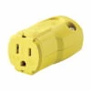 Eaton Arrow Hart 15-Amps 125-Volts Yellow 3 Wire Industrial Connector