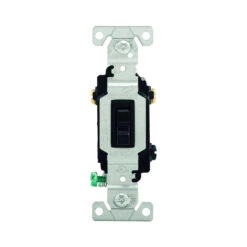 Eaton 3-way Black Toggle Switch - 15-A And 120/277-V