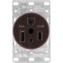 Eaton Flush Mount Outlet - 50-Amp - 250-V