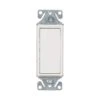 Eaton 15A White Rocker Single Pole Residential Light Switch 10-Pack