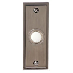 Honeywell Wired Door Chime - Illuminating - Brushed Nickel