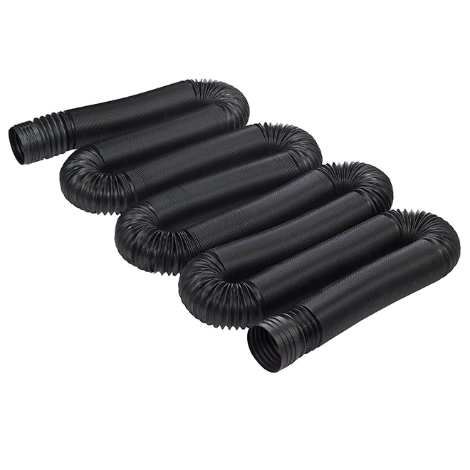 Reln Mole-Pipe Perforated Pipe - Polypropylene - Black - 4-in Dia