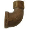 Street Elbow - Red Brass - 90° - 3/4" X 3/4" - MIP X FIP